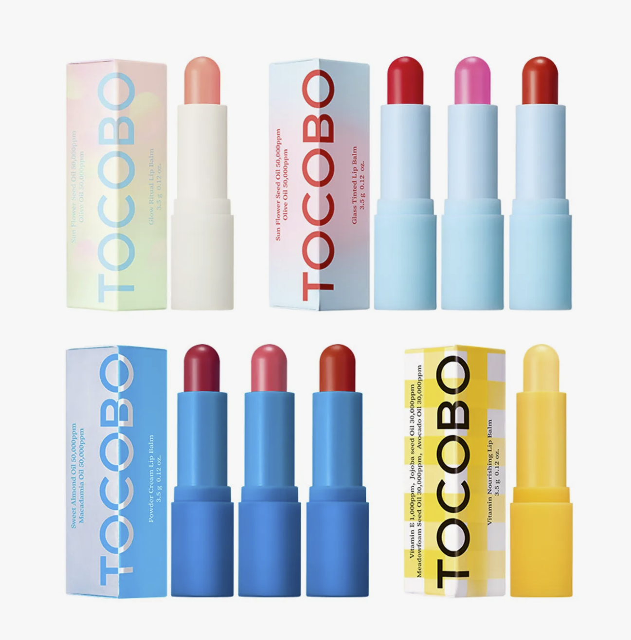 TOCOBO Glass Tinted Lip Balm - 001 Flush Cherry