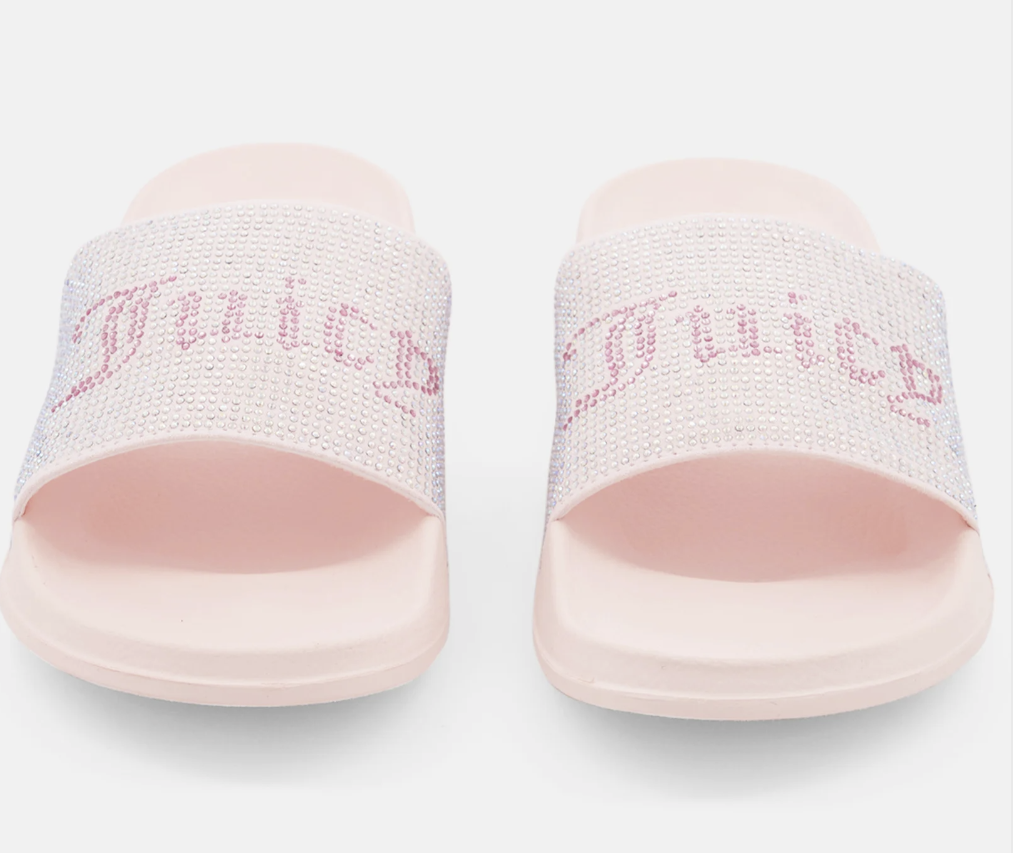 Juicy Couture JC-Wander Slides - Blush - Size 8US