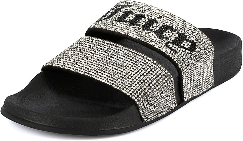Juicy Couture Rhinestone Slide Sandal - SIZE - US 8