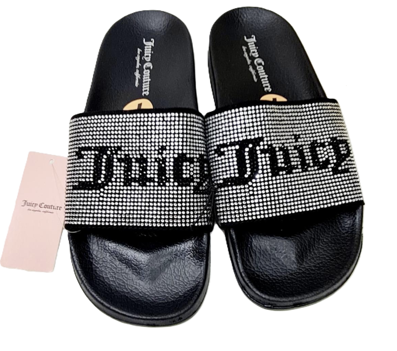 Juicy Couture Crystal Slides - Size 8US
