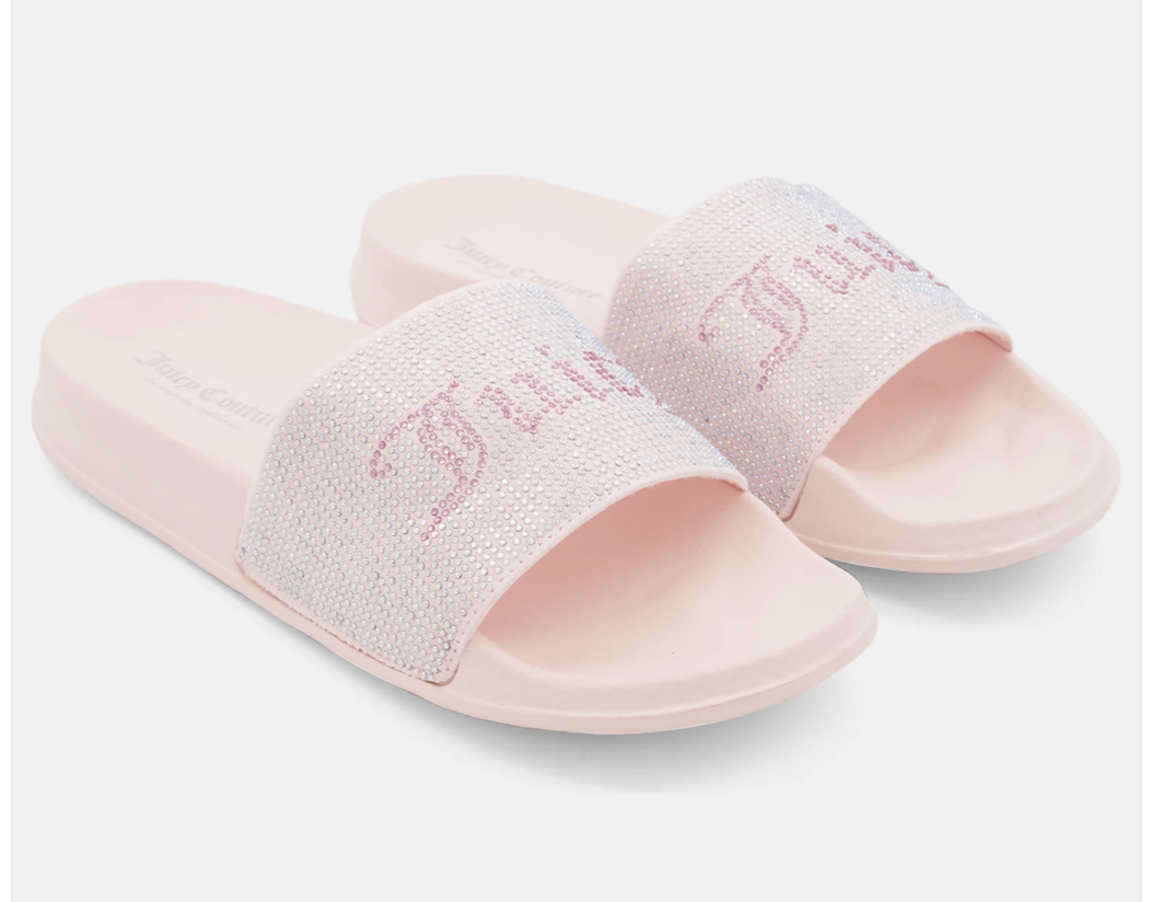 Juicy Couture JC-Wander Slides - Blush - Size 8US