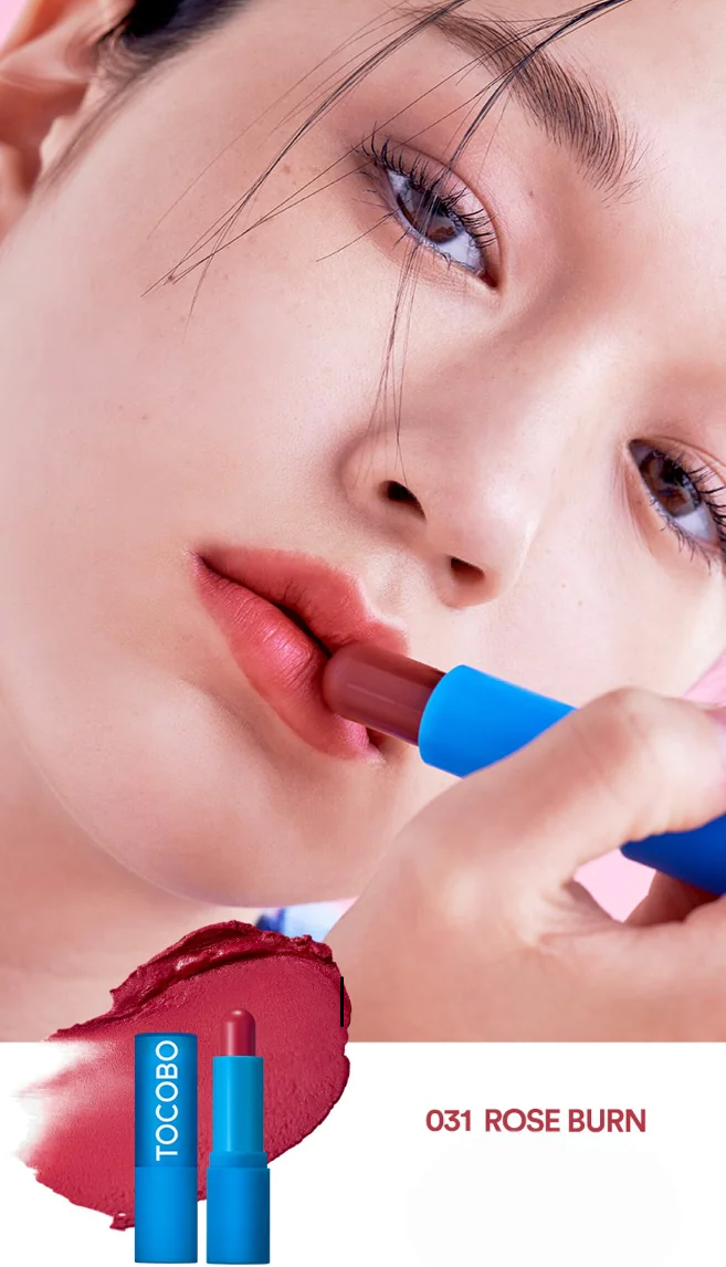 TOCOBO Powder Cream Lip Balm -031 Rose Burn