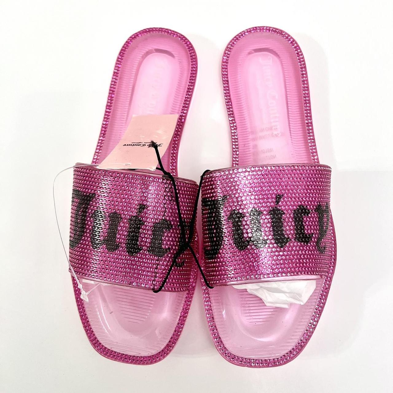 Juicy Couture Pink Jelly Slides - Size US 7