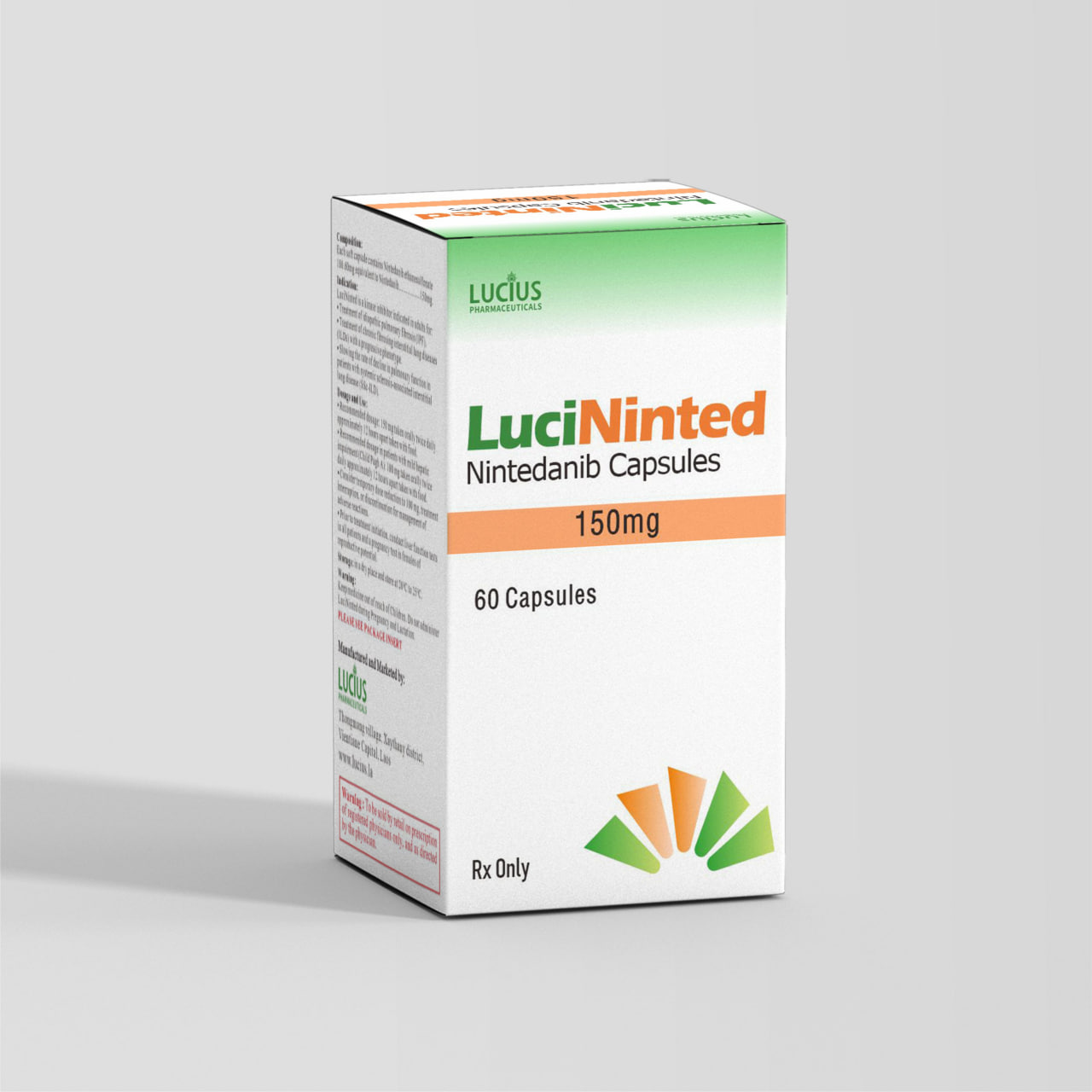 Thuốc Lucininted (Nintedanib) giá bao nhiêu