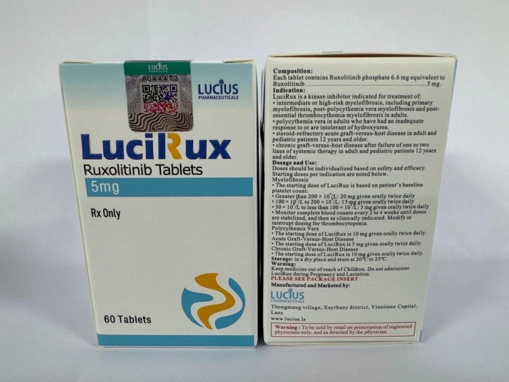 Thuốc Lucirux (Ruxolitinib) 20 mg giá bao nhiêu