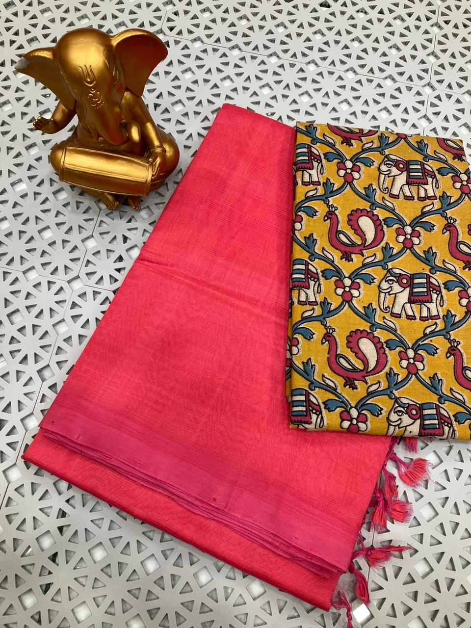 Mangalgiri Semi silk saree