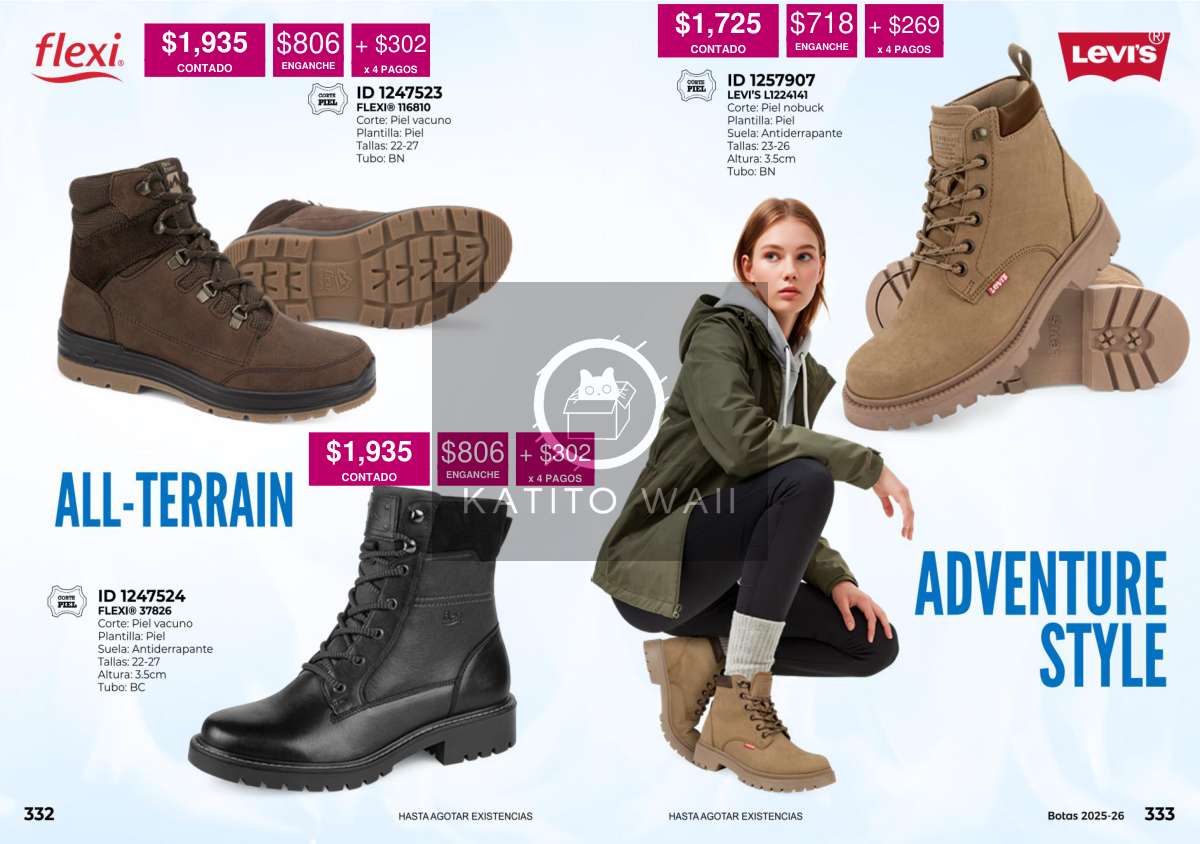 Bota casual Levi’s color beige