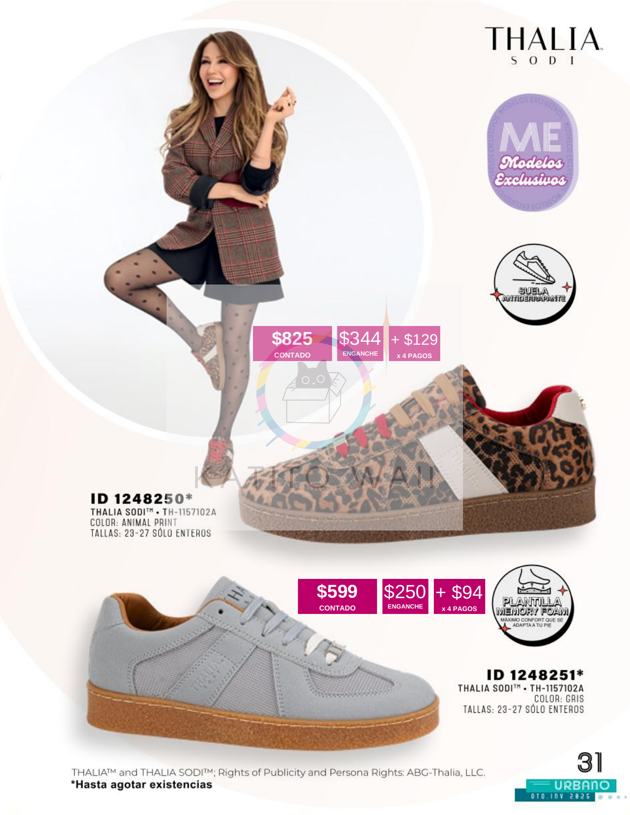 Zapatillas Thalia Sodi