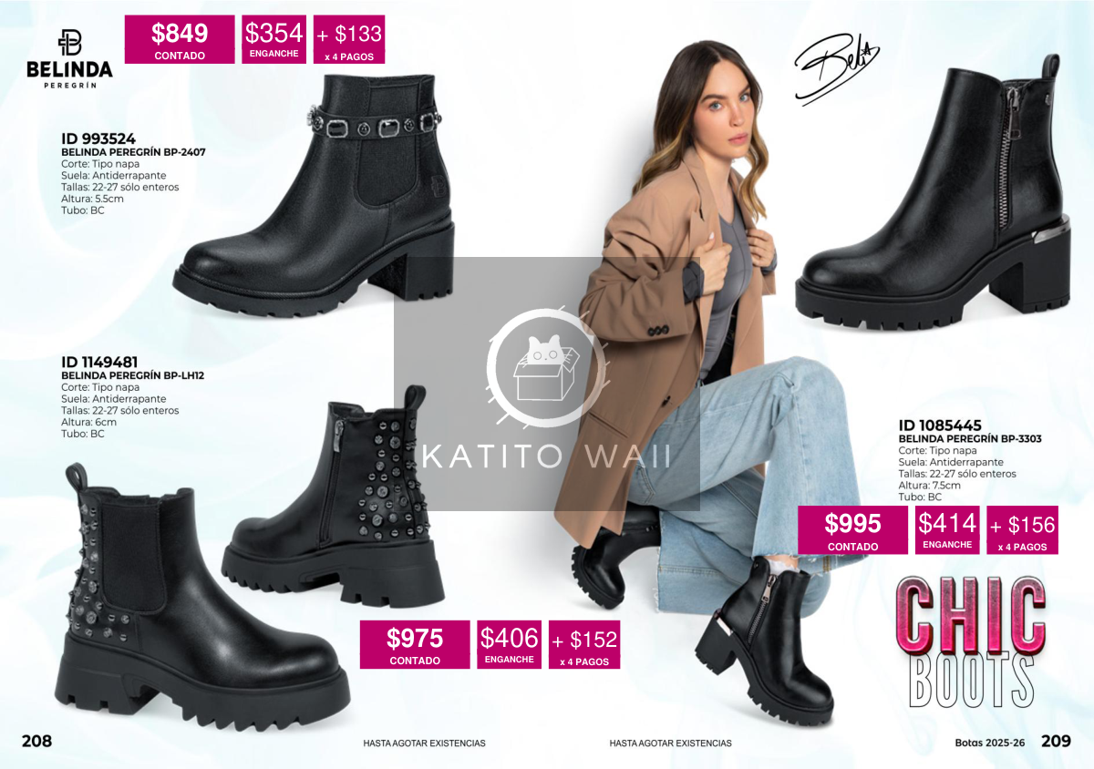 Botas Belinda negras