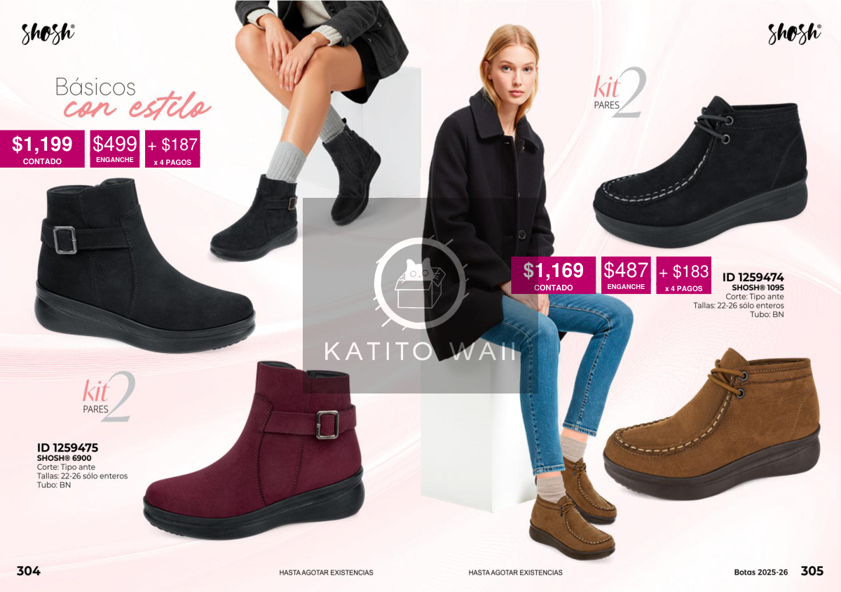 Botines básicos para mujer