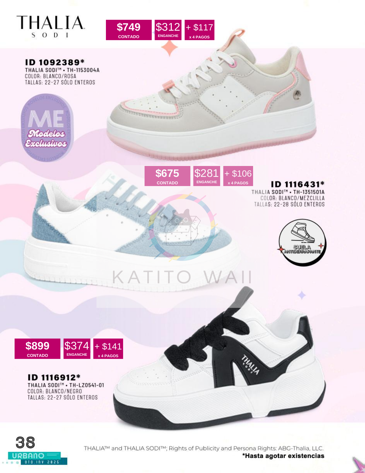 Zapatillas deportivas Thalia Sodi