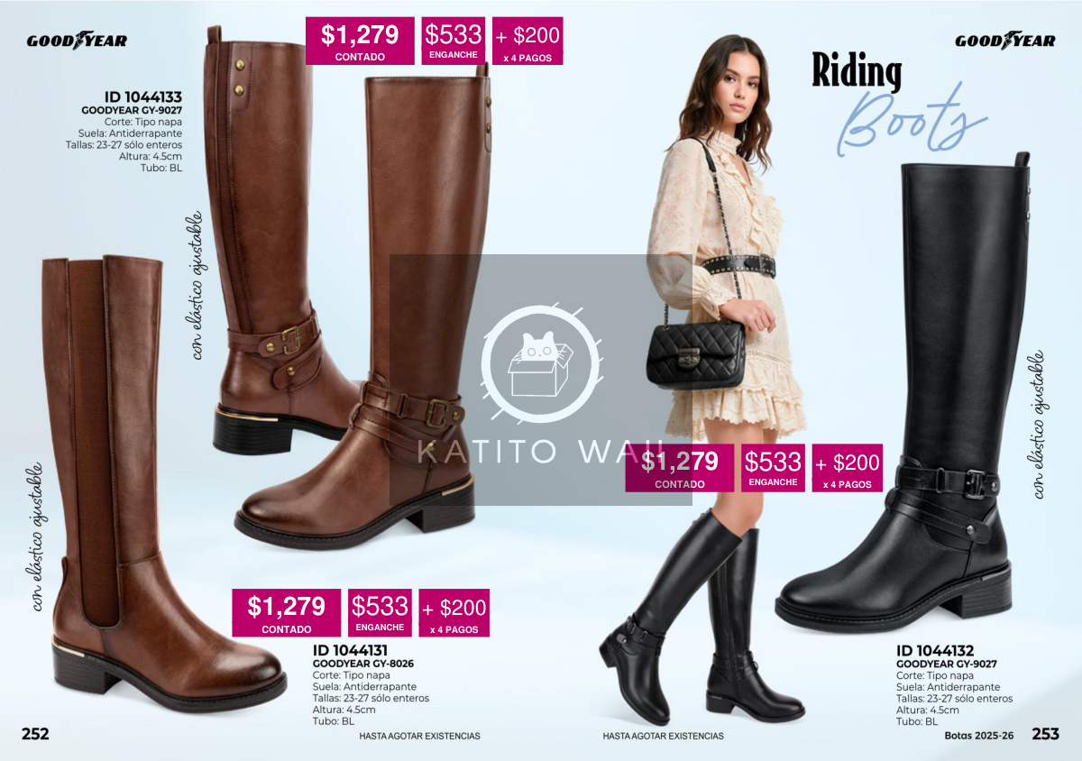 Botas estilo ecuestre Goodyear