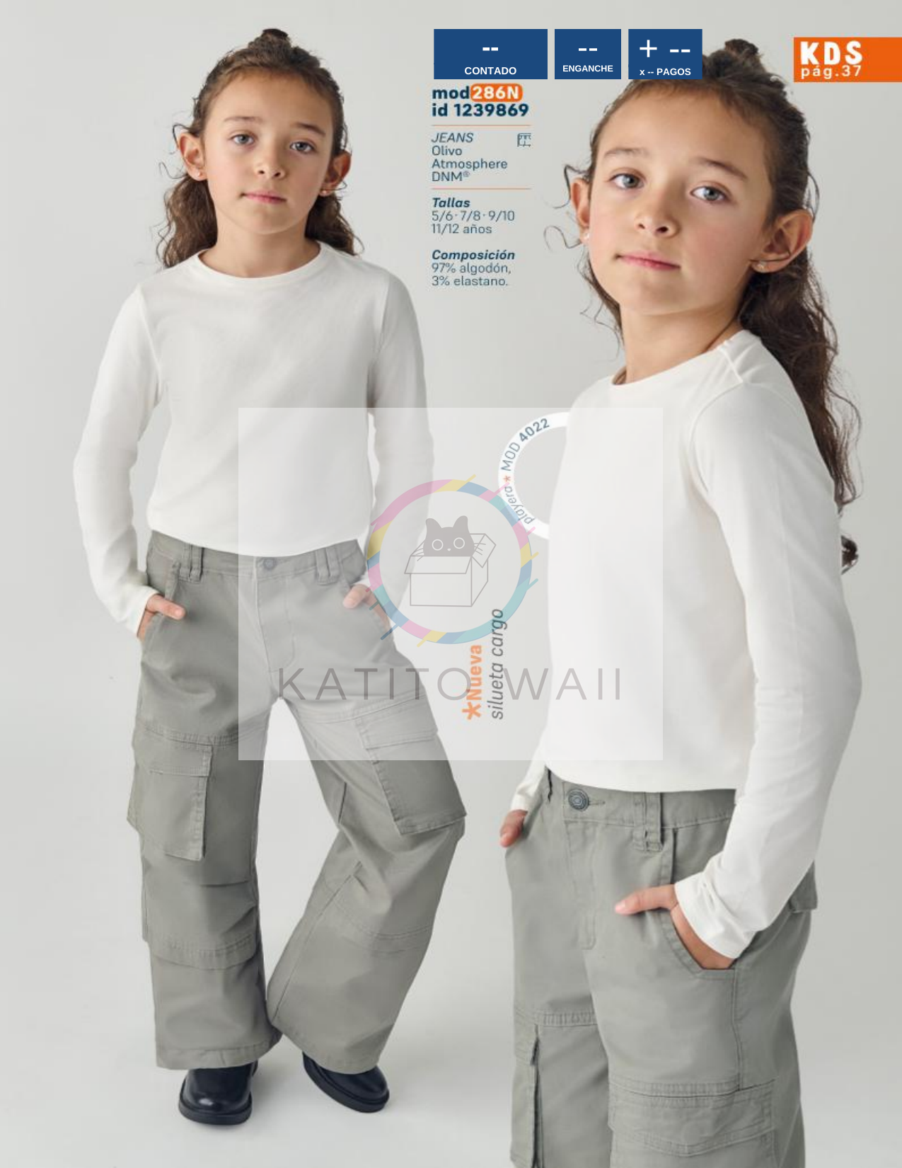 Pantalones cargo para niños