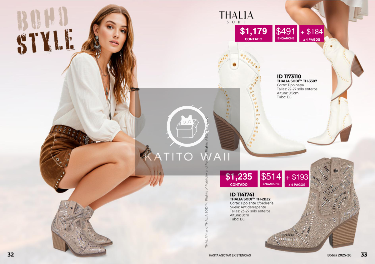 Botines estilo boho Thalia