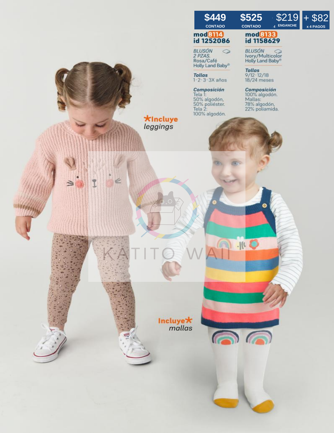 Conjunto infantil para niñas