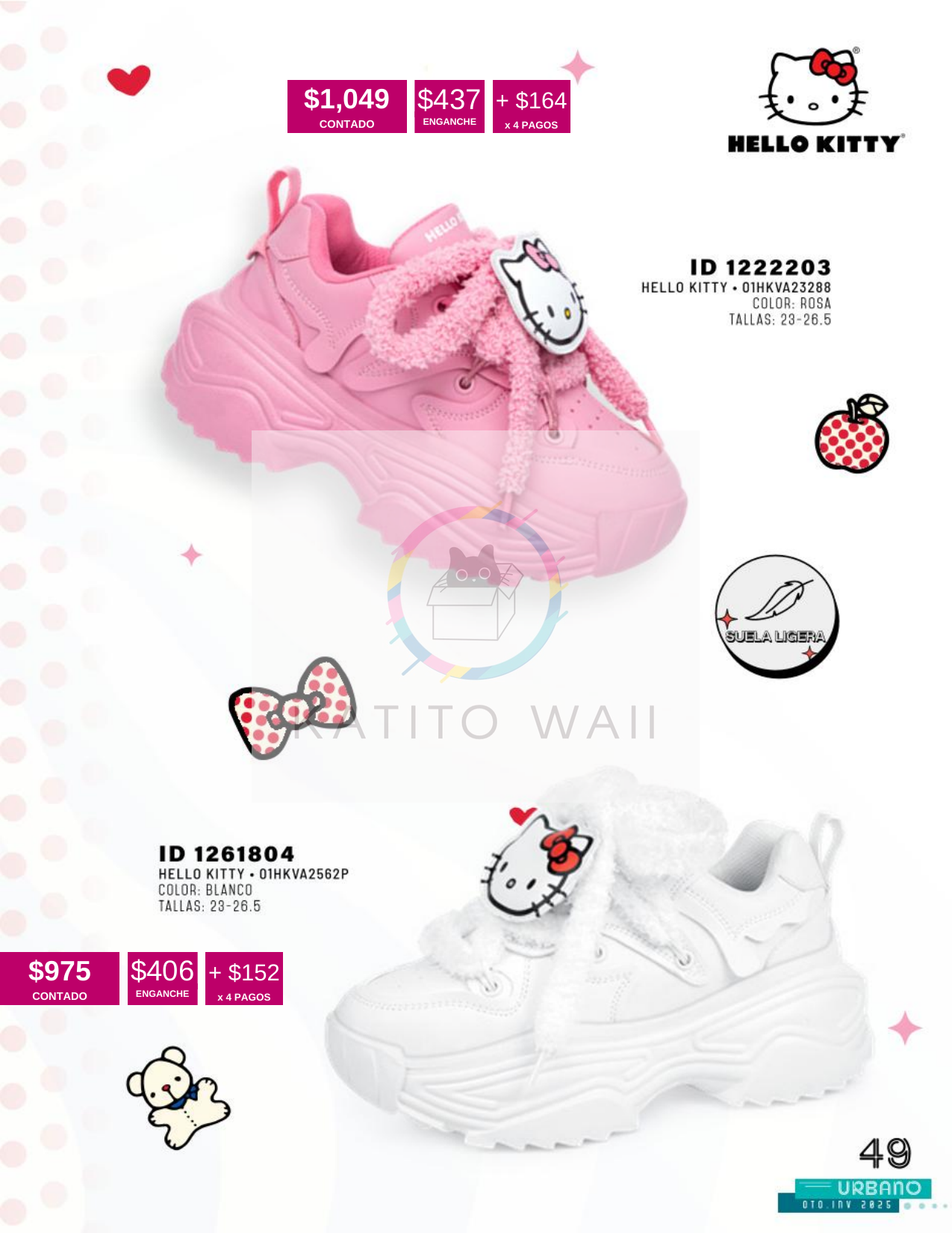 Tenis Hello Kitty