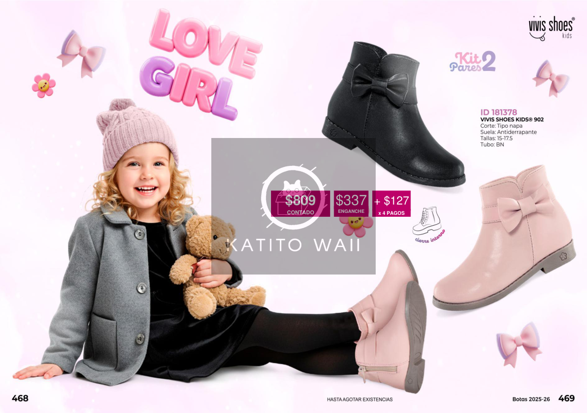 Botines para niña VIVIS SHOES KIDS 902