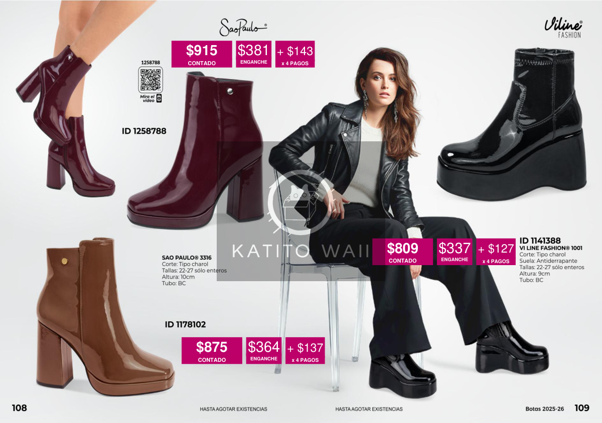 Botines Sao Paulo 3196
