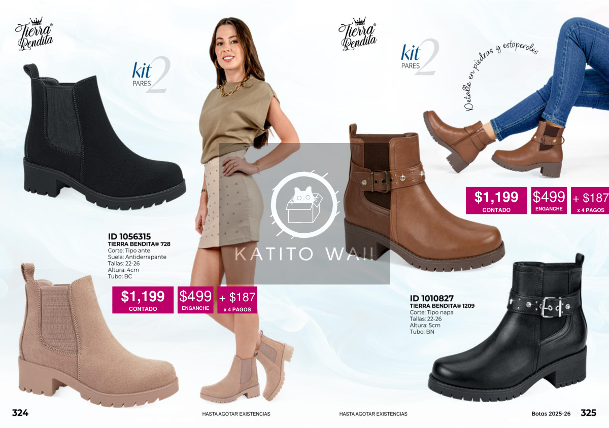 Botines estilo casual