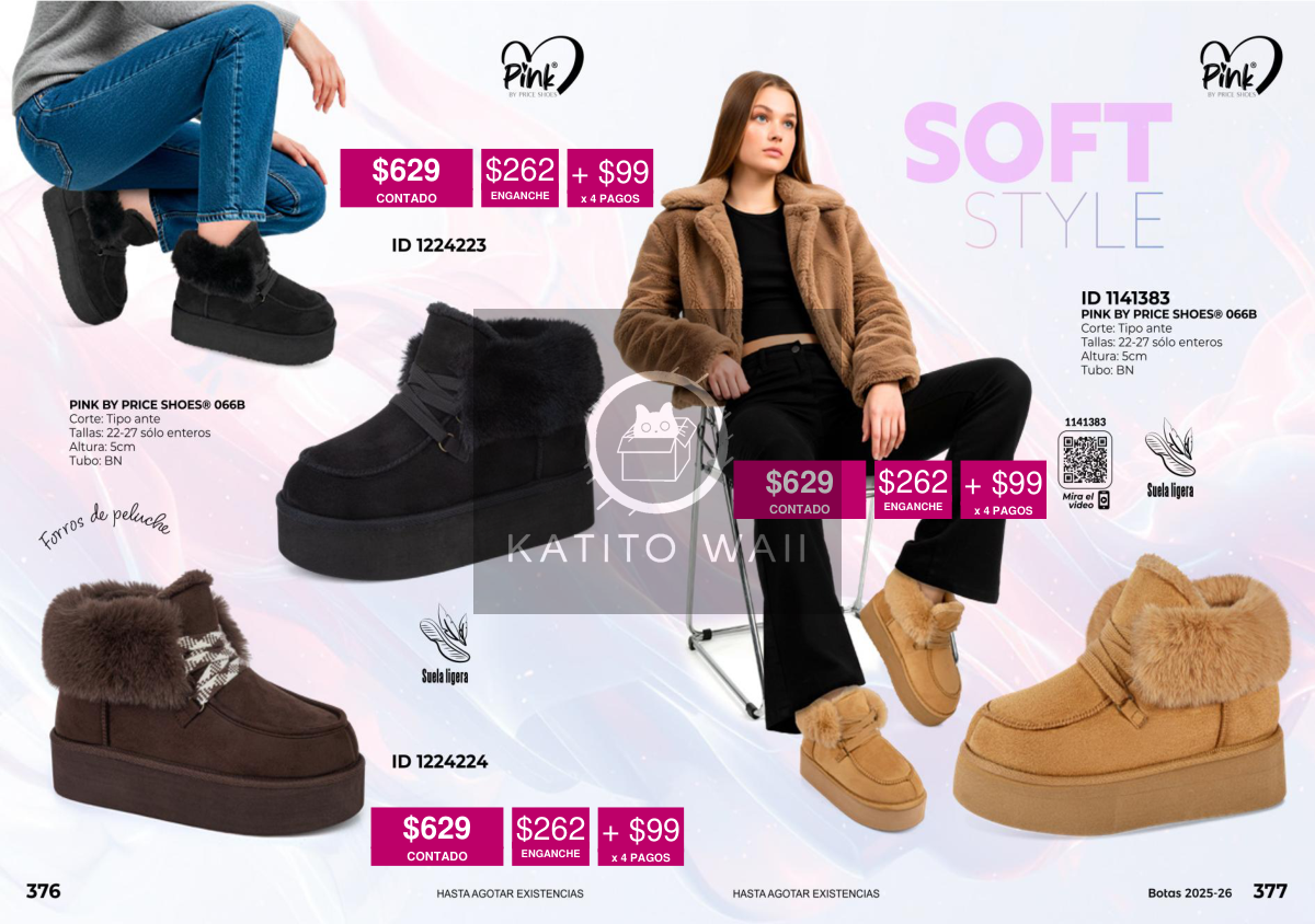 Botas Pink by Price Shoes