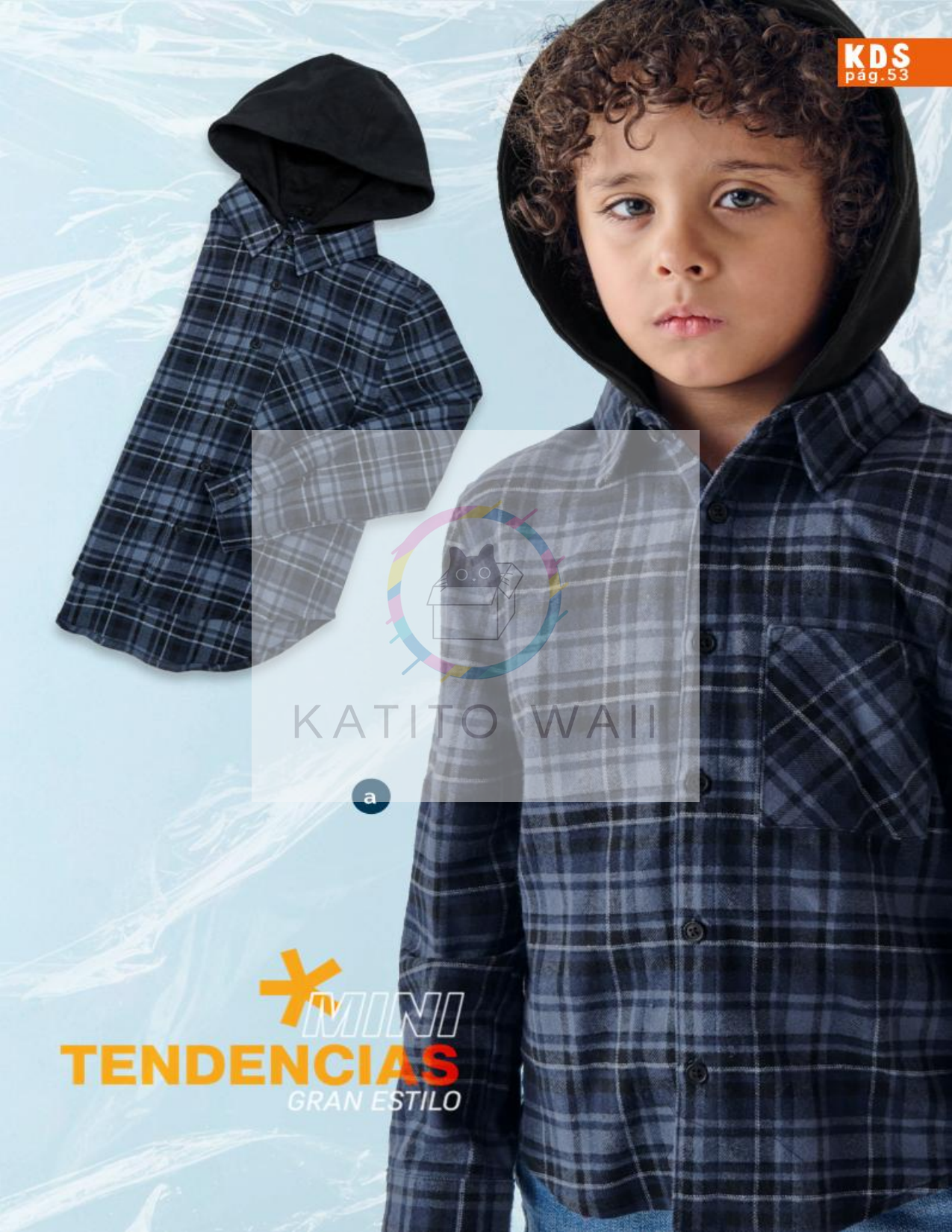 Camisa de cuadros con capucha