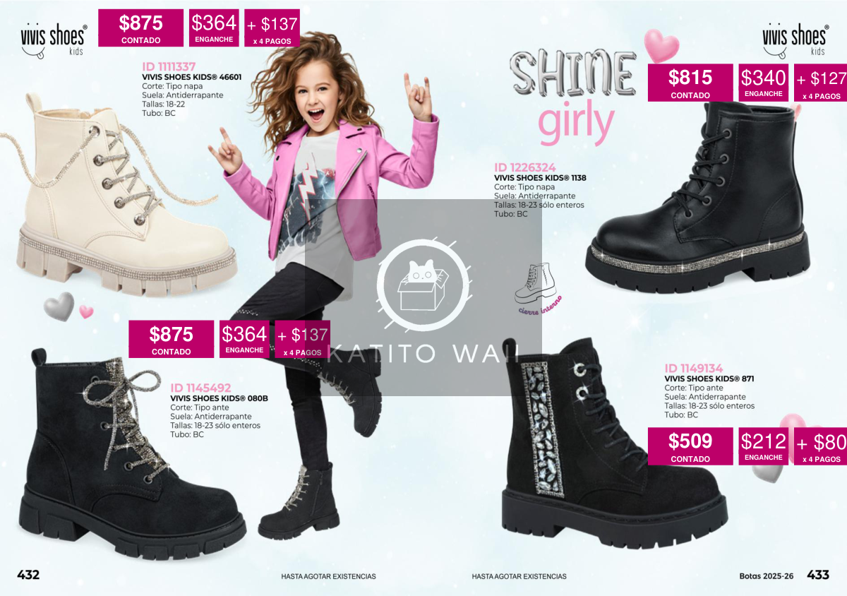 Botas negras con costura blanca