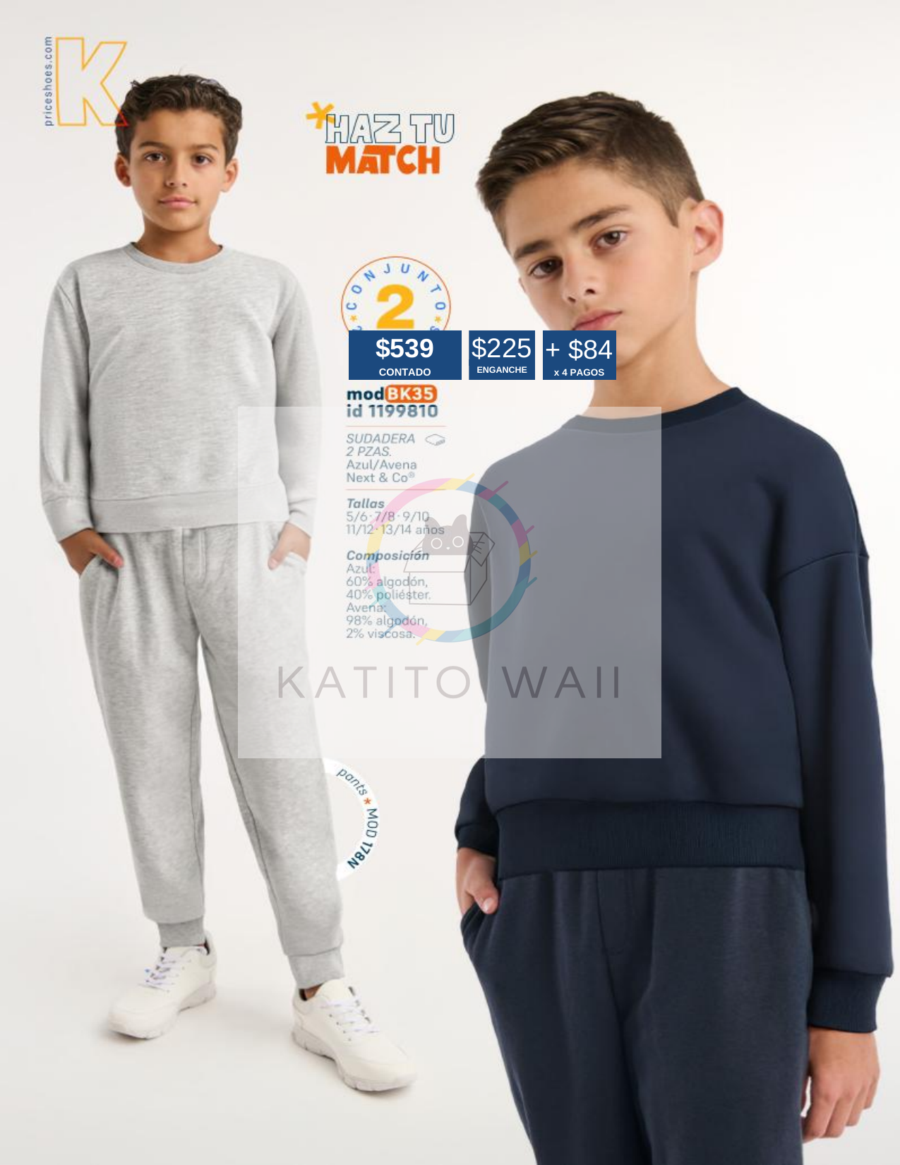 Conjunto para niños