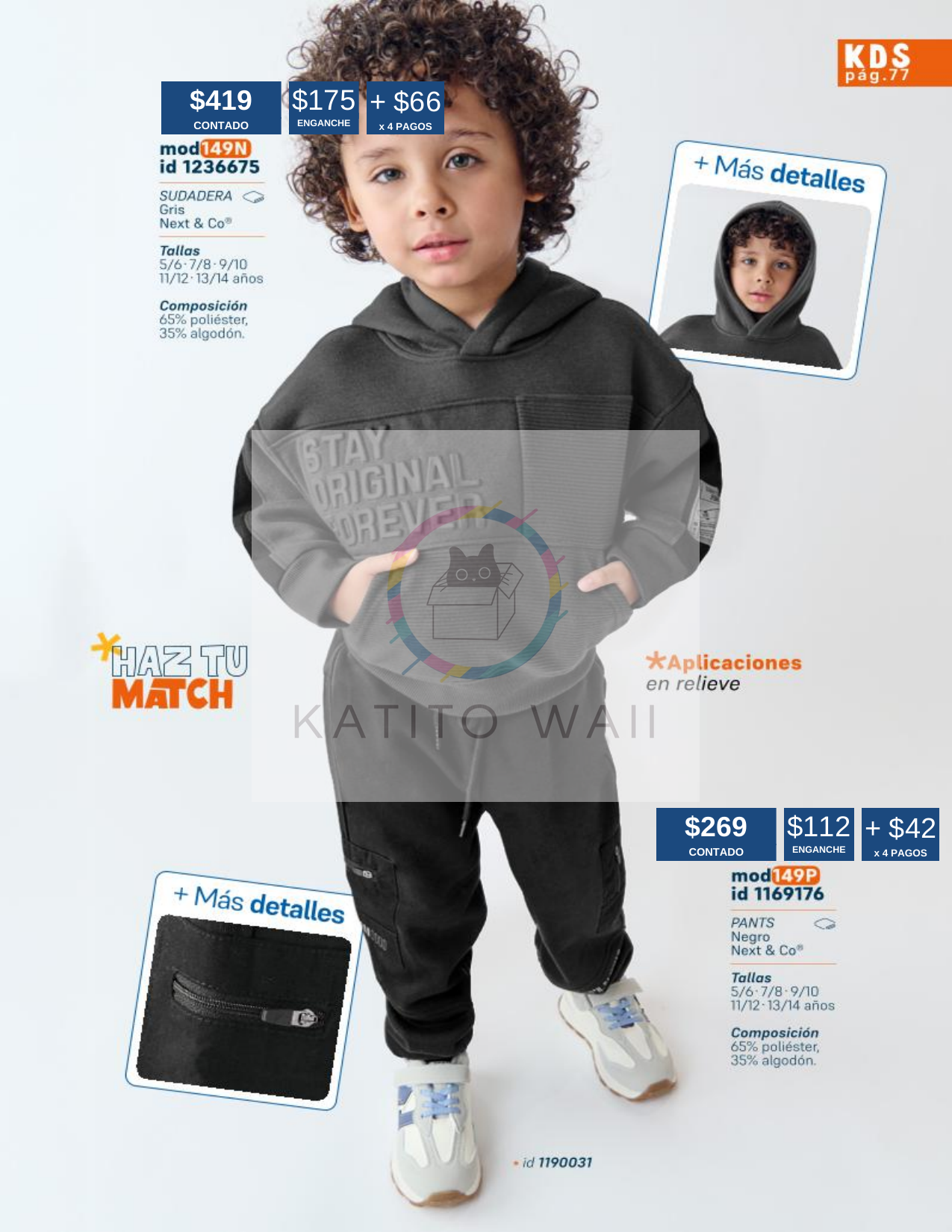 Sudadera infantil 'Stay Original Forever'