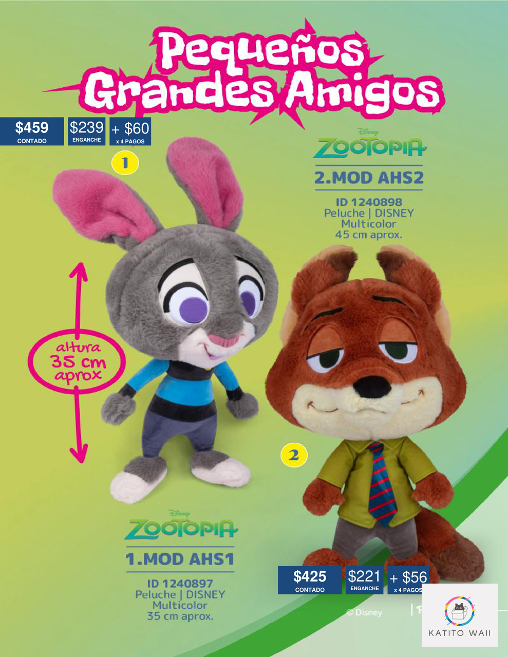 Peluche Judy Hopps de Zootopia