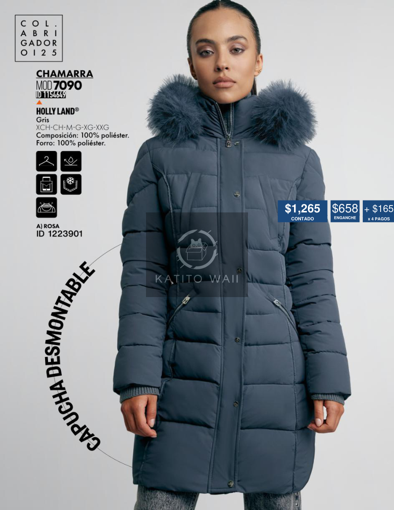 Chamarra M07090 para mujer