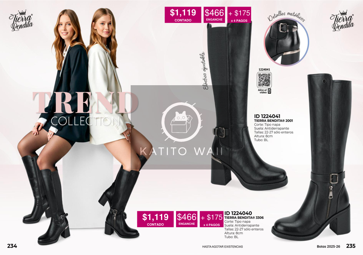 Botas de tacón alto negras