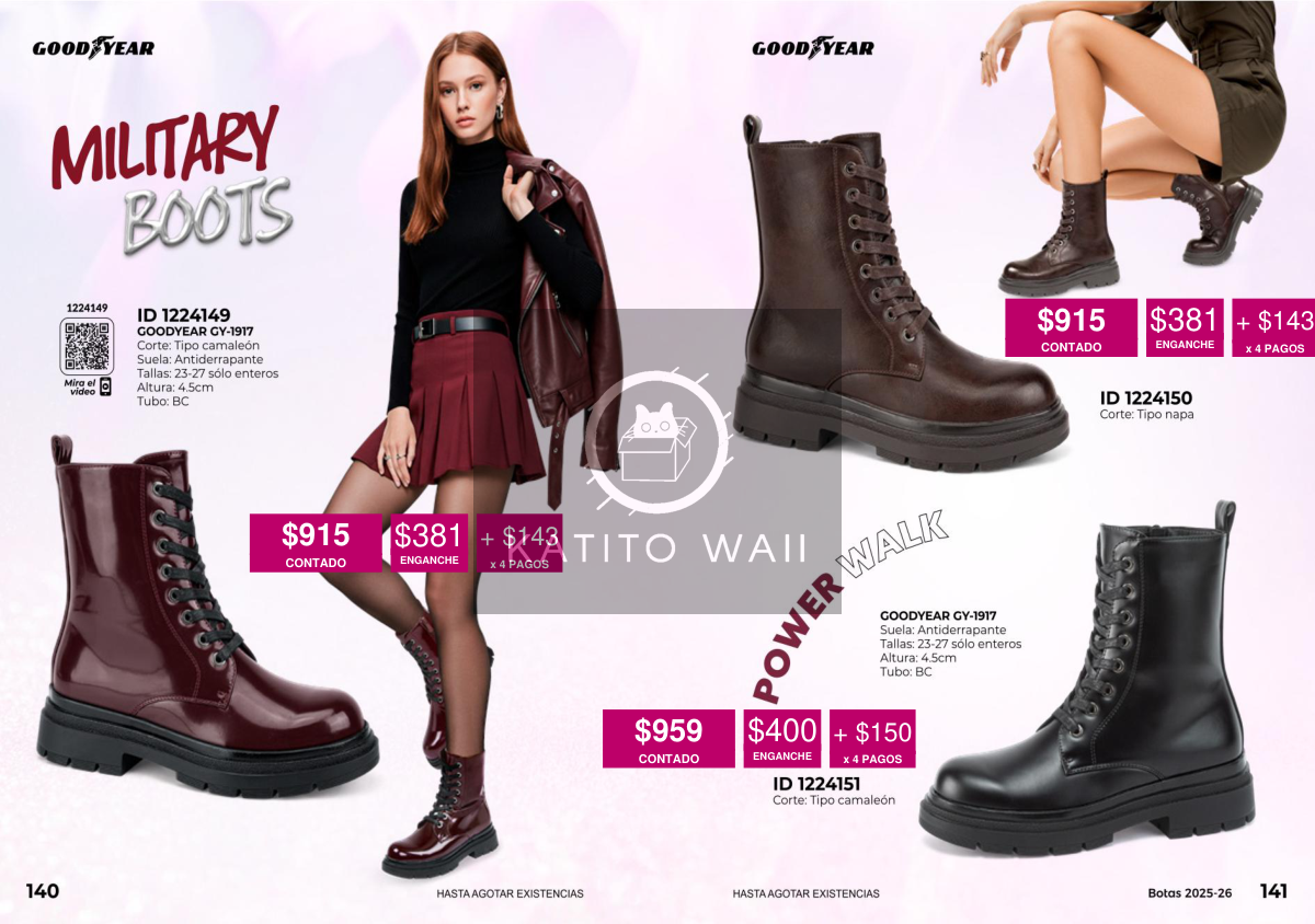 Botas militares Goodyear