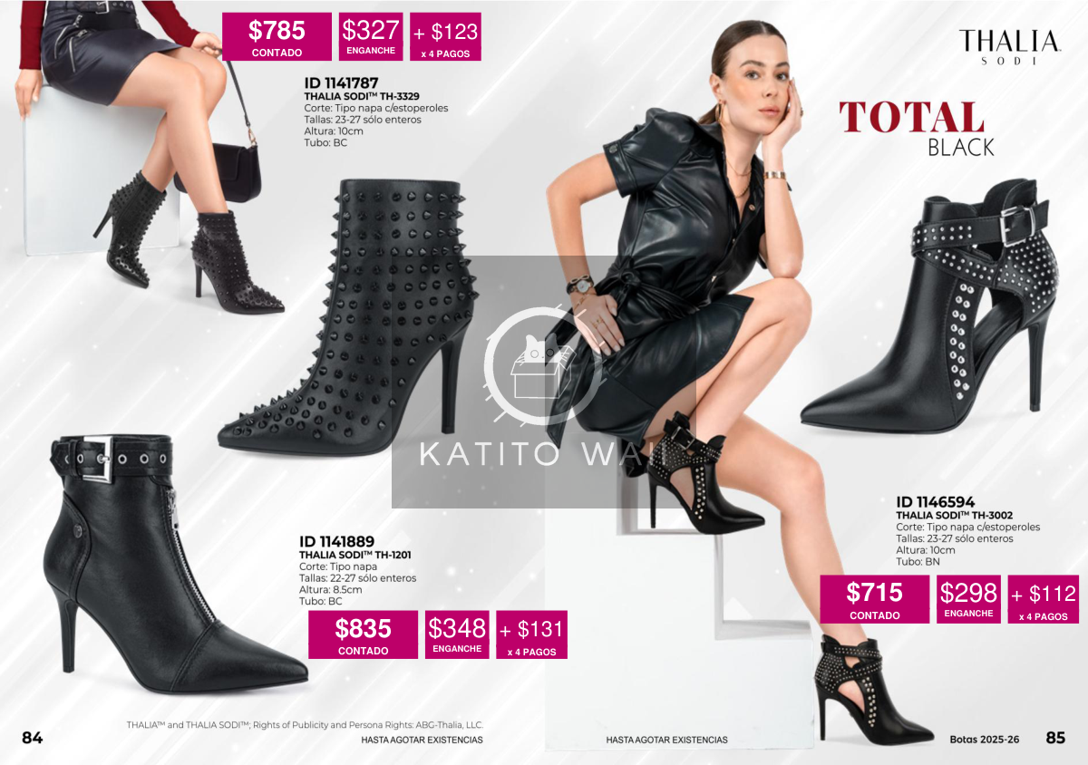 Botín de tacón alto Thalia Sodi