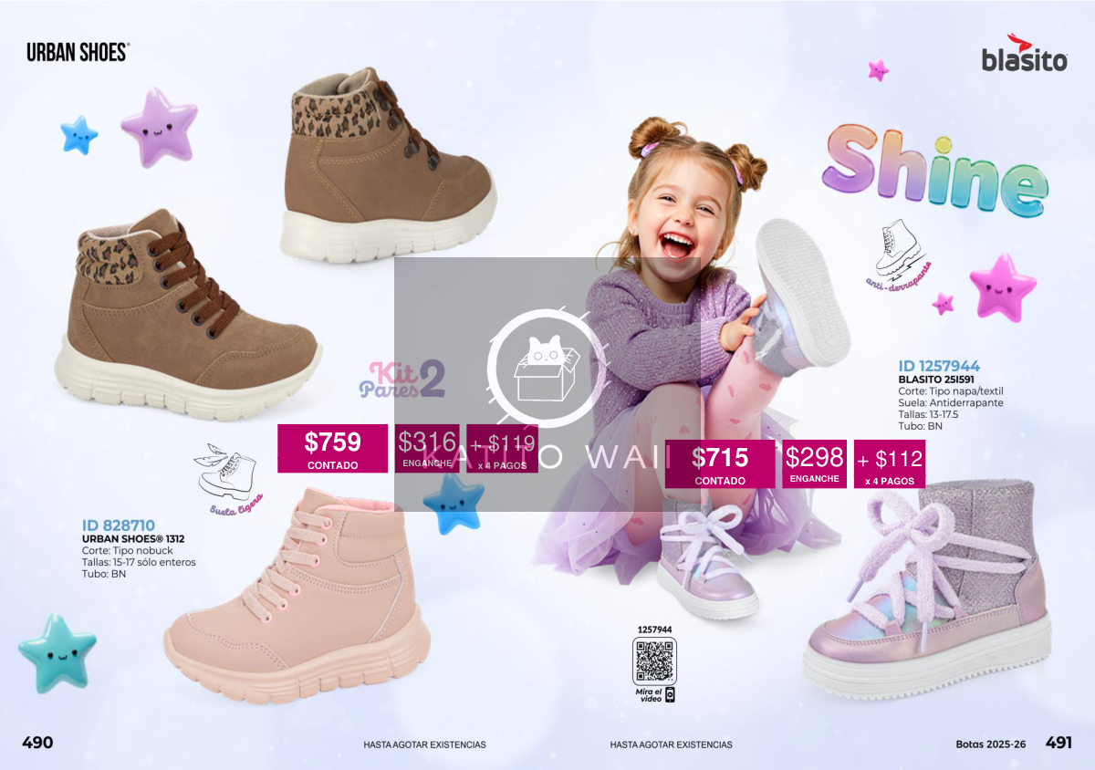 Botas Urban Shoes para niña