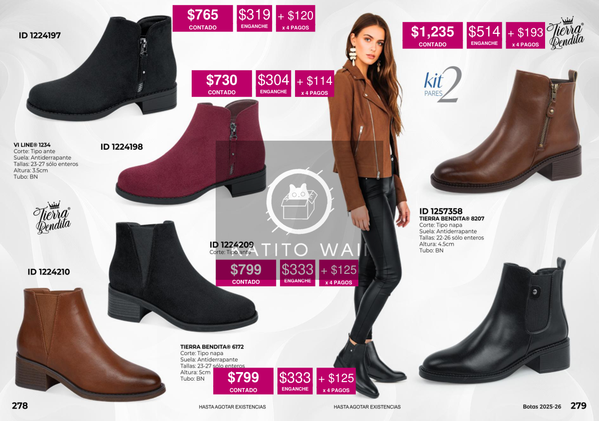 Botines de moda para mujer