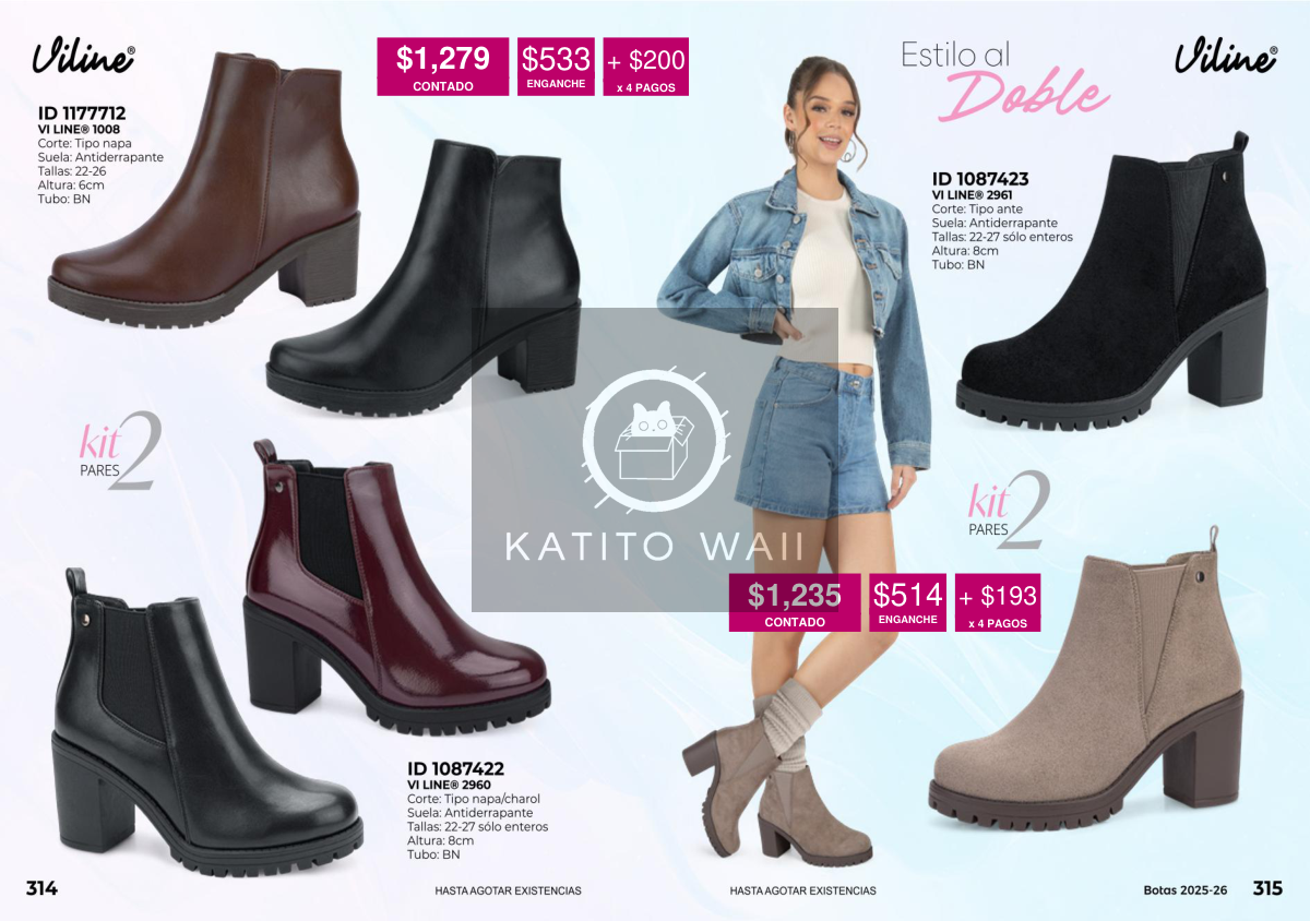 Botines de tacón Viline