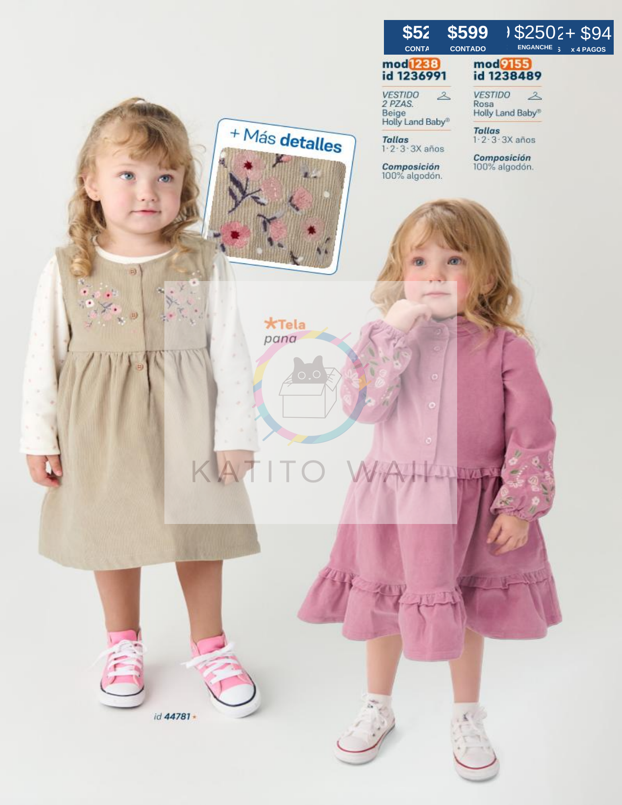 Vestidos para niña 'Tiny Land Baby'
