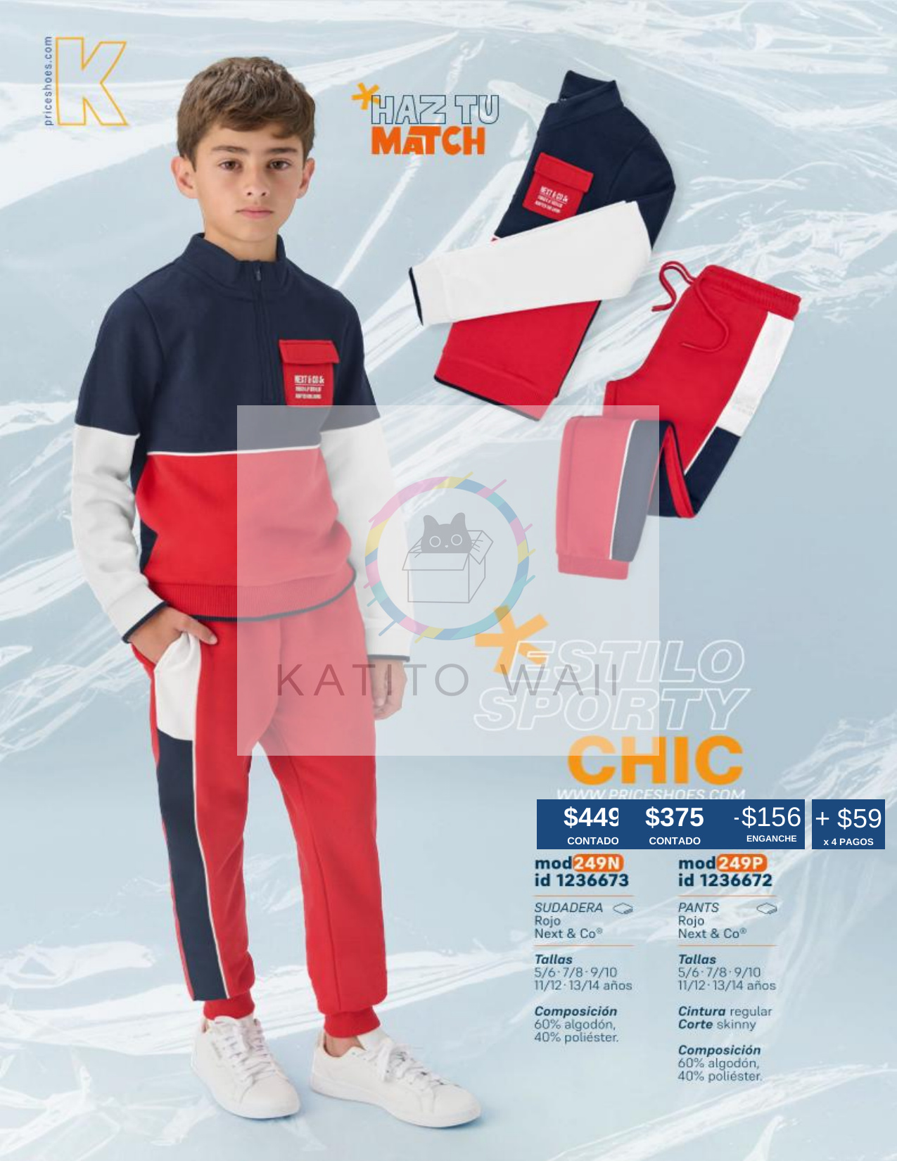 Conjunto deportivo para niño