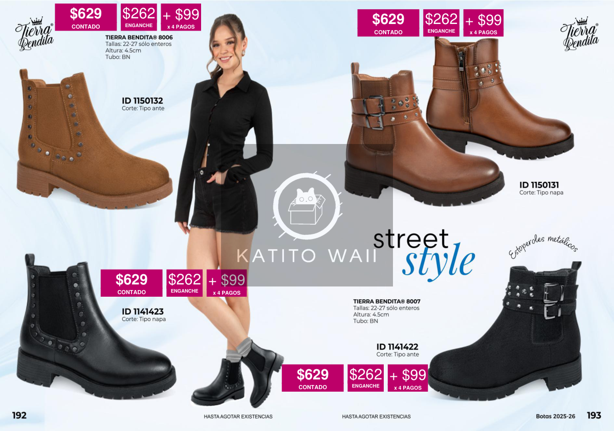 Botines estilo urbano