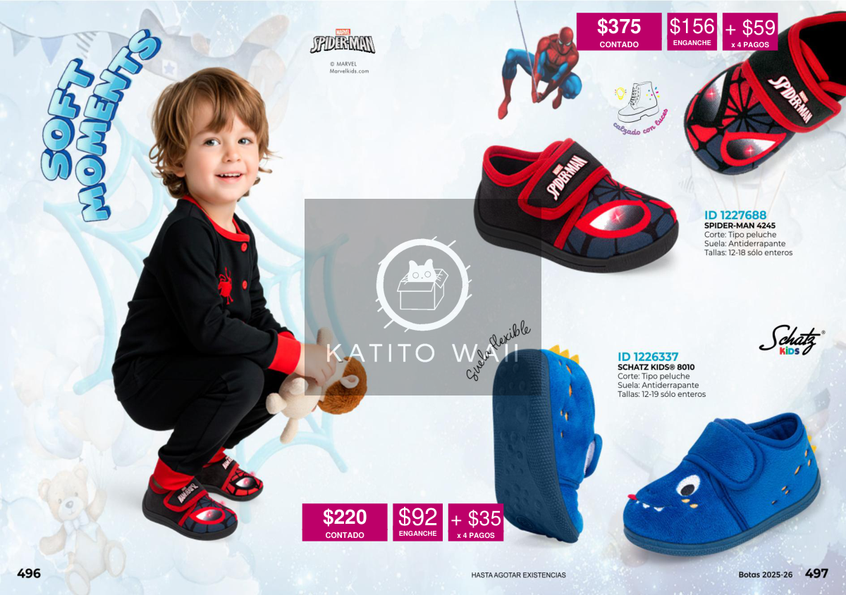 Sandalia Spiderman para niños