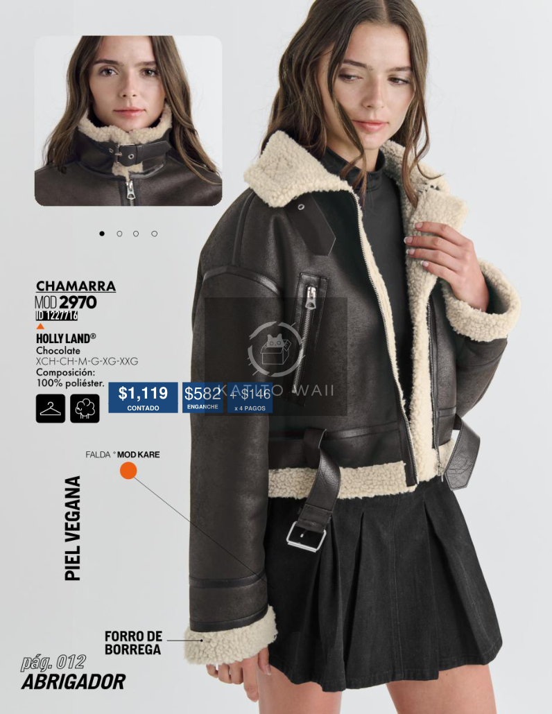 Chamarra vegana HOLLY LAND