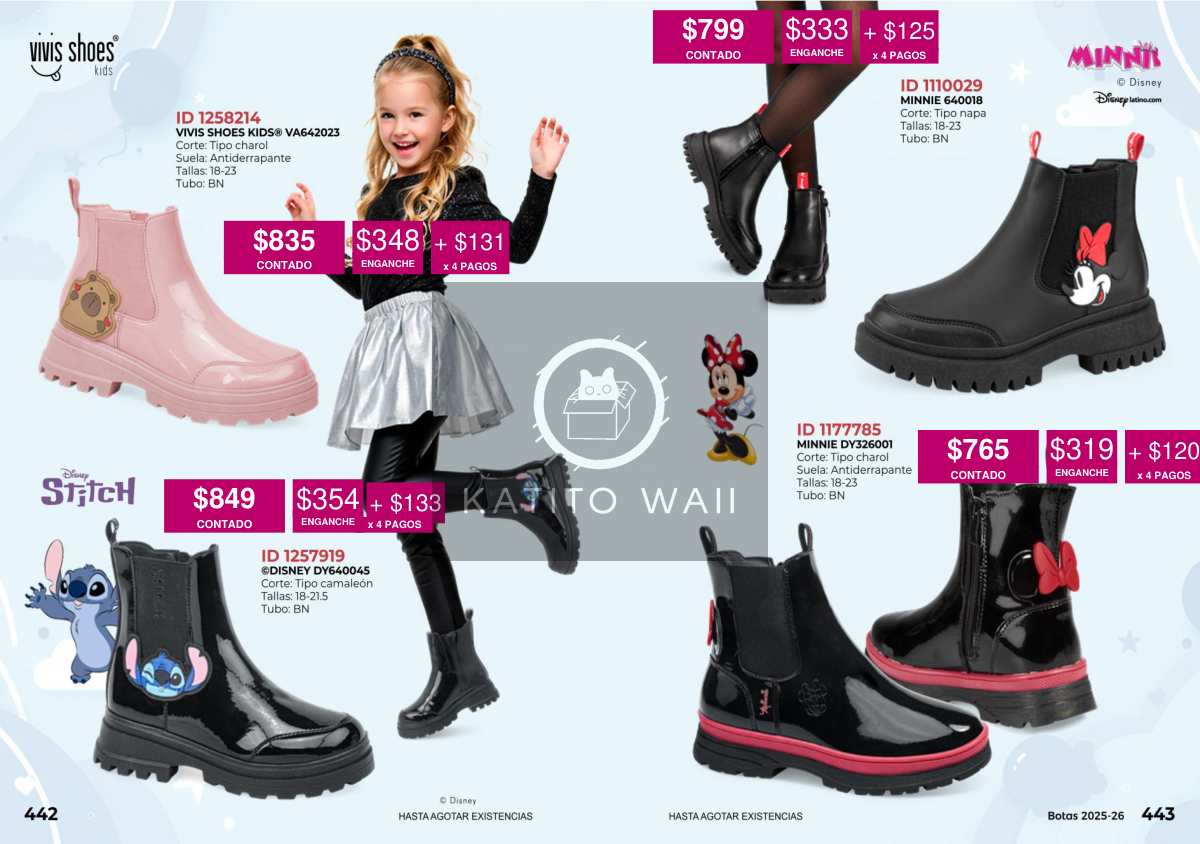 Botas Disney Stitch para niña