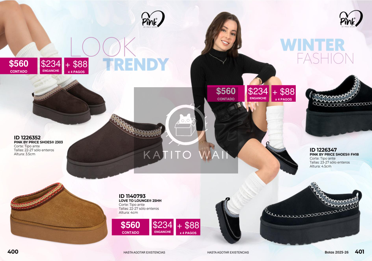 Botas de plataforma invierno