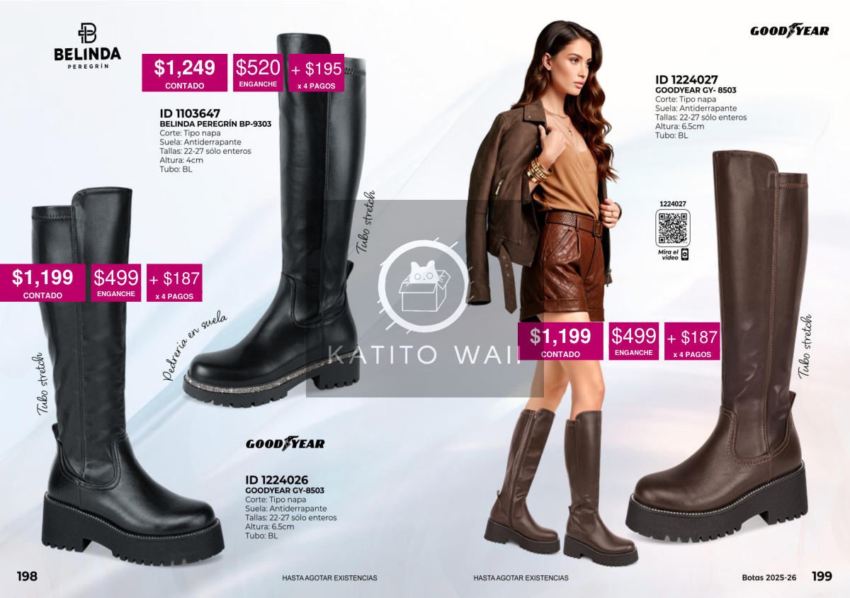 Bota alta Belinda negra