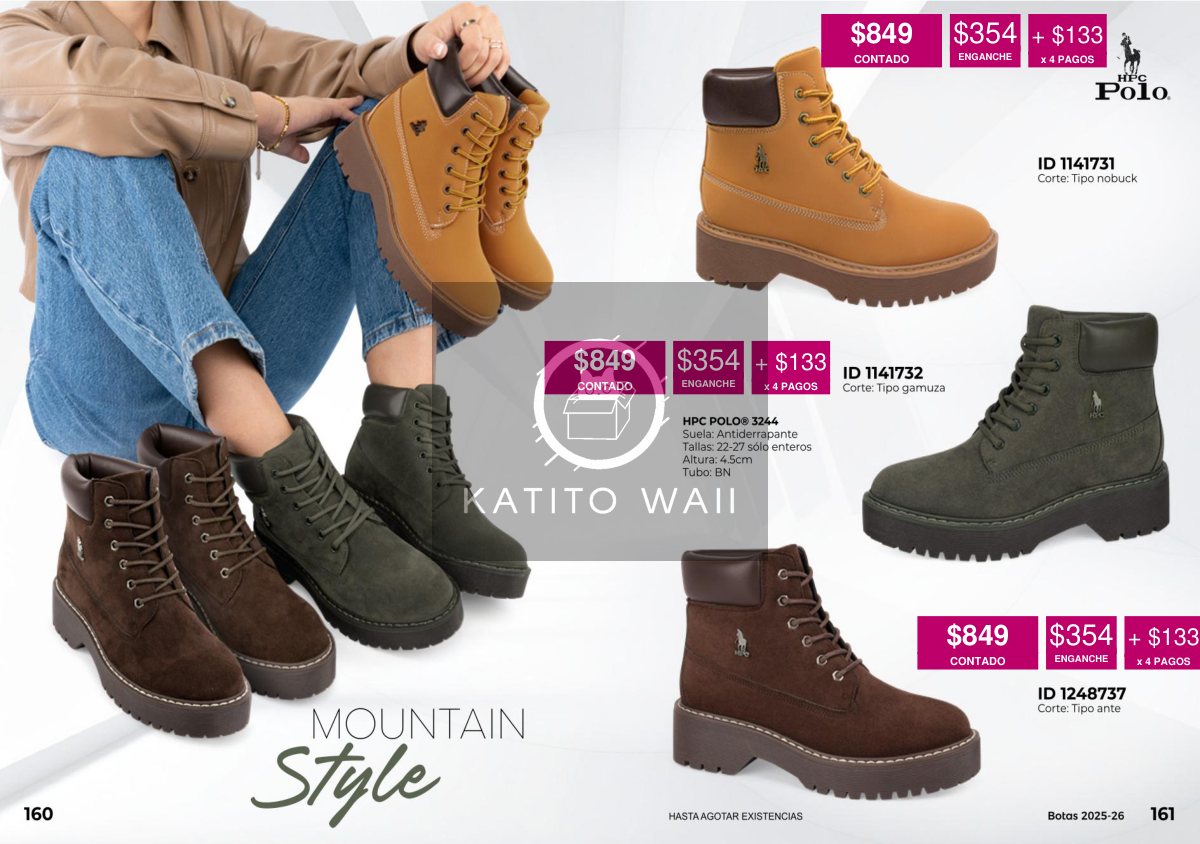 Botines Polo estilo montaña