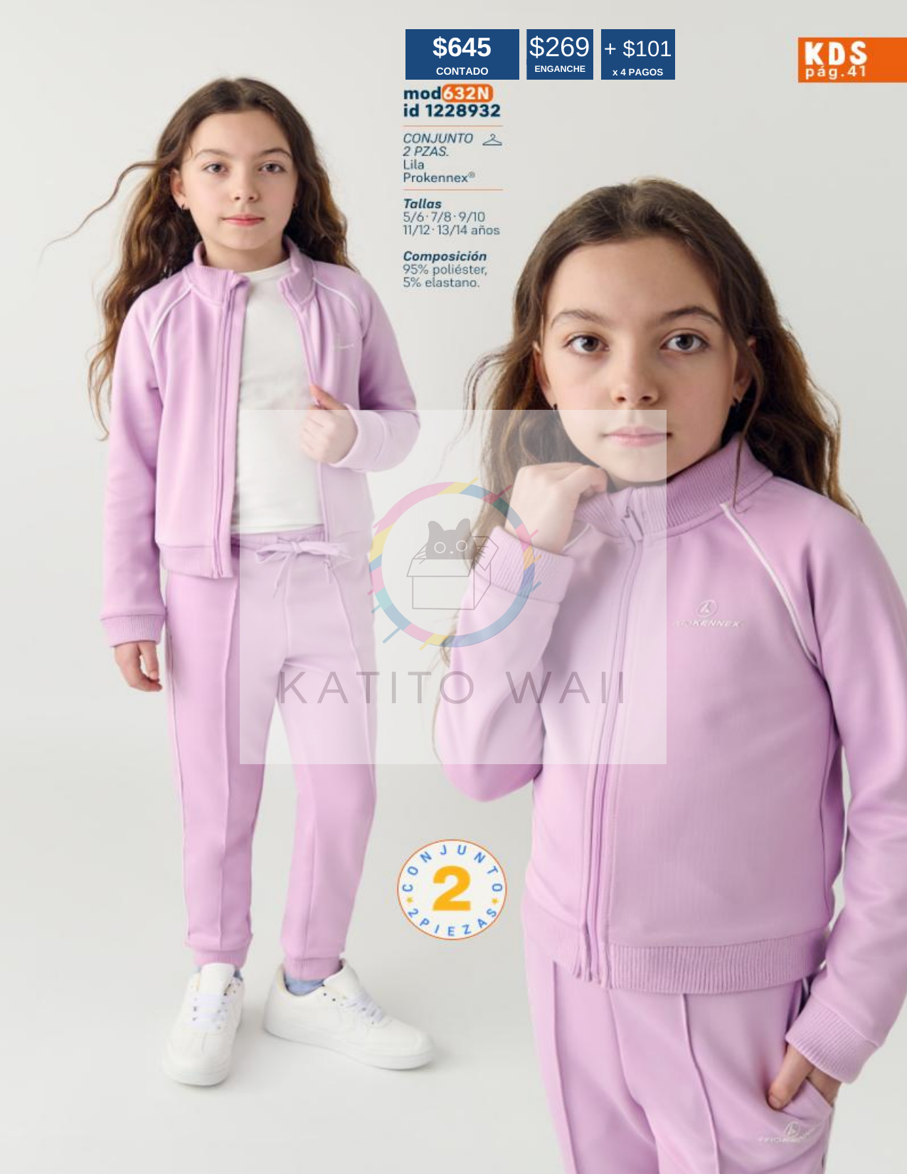 Conjunto deportivo para niñas