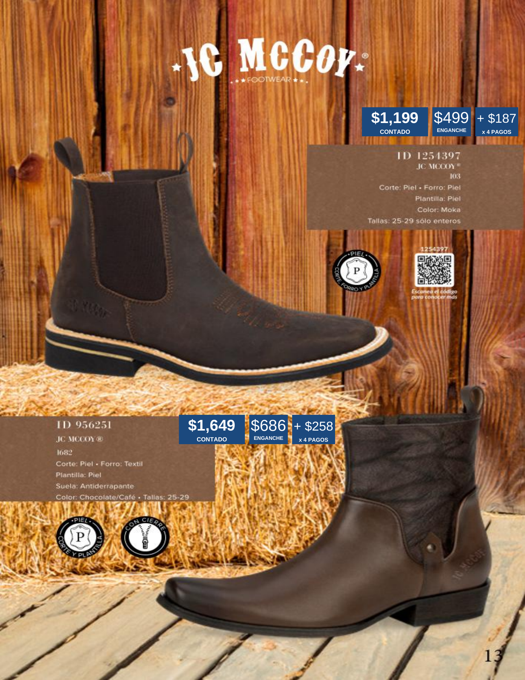 Botines JC McCoy para hombre