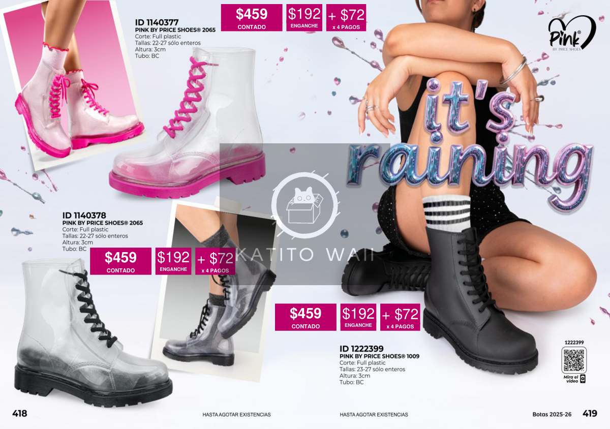 Botas Pink Perfect Shoes