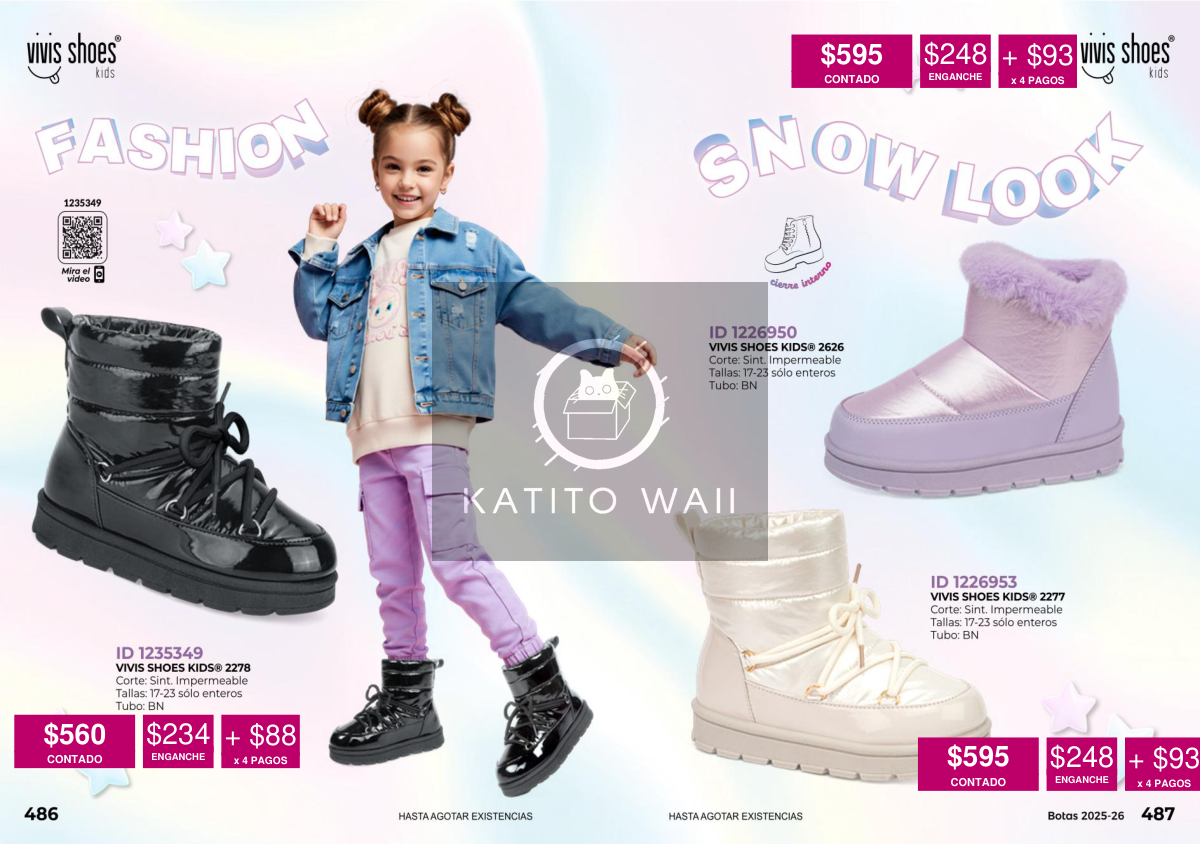 Botas Vivi Shoes para niñas