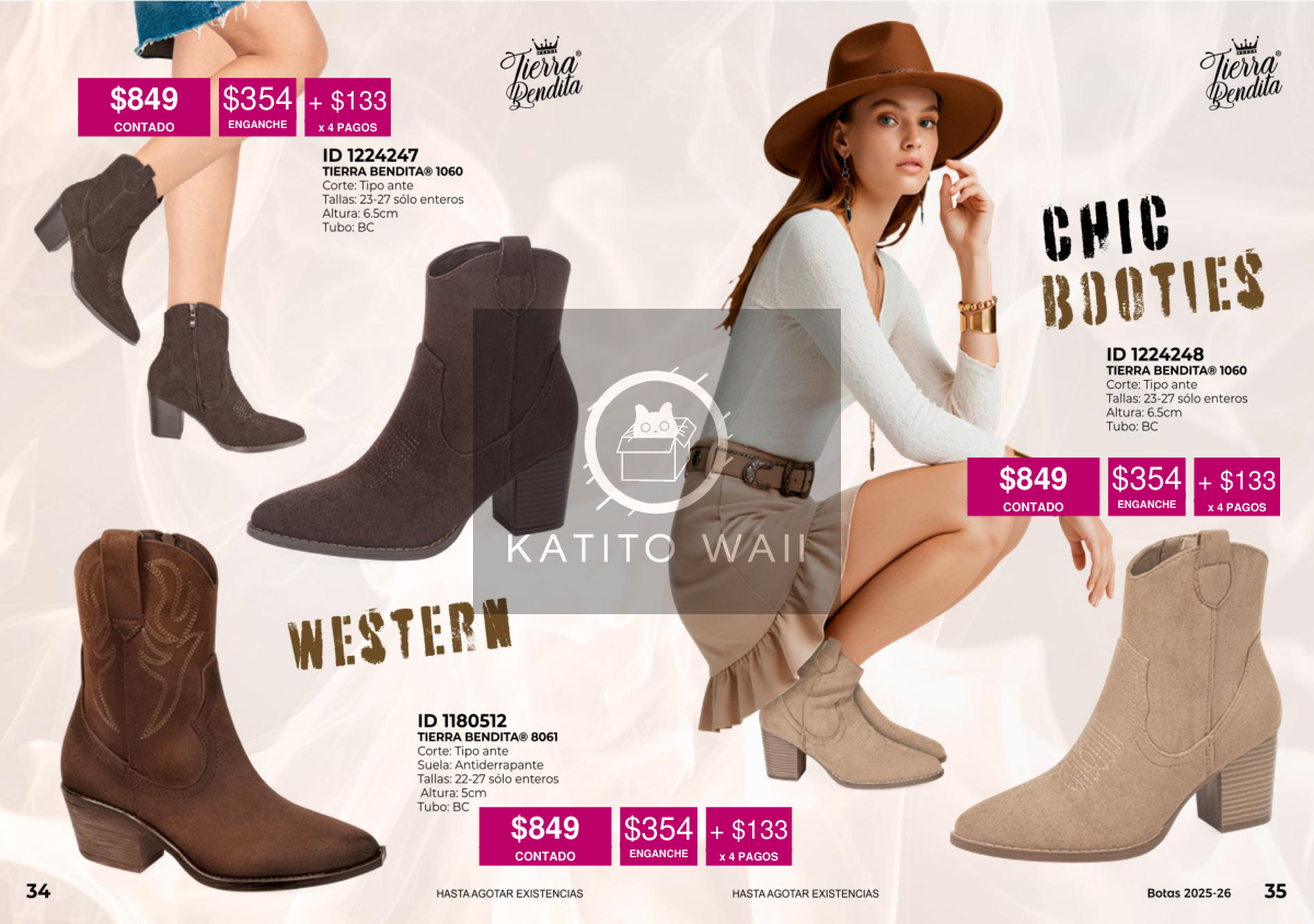 Botines chic de gamuza